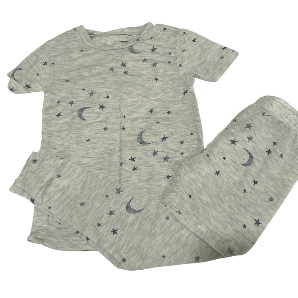Gray Starry Night Kids Pajamas
